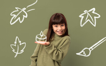 Kinderevent - Wir verzieren Herbst-Teelichter